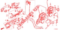 TUERSCHLOESSER, VORNE/AEUSSERER GRIFF  für Honda ACCORD 2.0 ELEGANCE 4 Türen 6 gang-Schaltgetriebe 2012