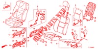 VORDERSITZ/SITZGURTE (D.) (LH) für Honda ACCORD 2.0 ELEGANCE 4 Türen 6 gang-Schaltgetriebe 2012