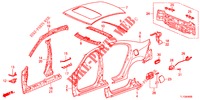 AUSSENBLECHE/TAFEL, HINTEN  für Honda ACCORD 2.0 ELEGANCE 4 Türen 5 gang automatikgetriebe 2012