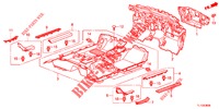 BODENMATTE/ISOLATOR  für Honda ACCORD 2.0 ELEGANCE 4 Türen 5 gang automatikgetriebe 2012