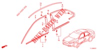 GRILL, VORNE/ZIERLEISTE  für Honda ACCORD 2.0 ELEGANCE 4 Türen 5 gang automatikgetriebe 2012