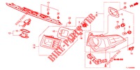 HECKLEUCHTE/KENNZEICHENBELEUCHTUNG (PGM FI)  für Honda ACCORD 2.0 ELEGANCE 4 Türen 5 gang automatikgetriebe 2012