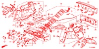 HINTERE ABLAGE/SEITENVERKLEIDUNG (4D)  für Honda ACCORD 2.0 ELEGANCE 4 Türen 5 gang automatikgetriebe 2012
