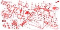 INSTRUMENT, ZIERSTUECK (COTE DE PASSAGER) (LH) für Honda ACCORD 2.0 ELEGANCE 4 Türen 5 gang automatikgetriebe 2012
