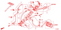 KLIMAANLAGE (FLEXIBLES/TUYAUX) (2.0L) (LH) für Honda ACCORD 2.0 ELEGANCE 4 Türen 5 gang automatikgetriebe 2012