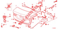 KOFFERRAUMDECKEL(4D)  für Honda ACCORD 2.0 ELEGANCE 4 Türen 5 gang automatikgetriebe 2012