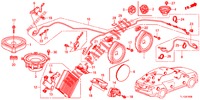 RADIOANTENNE/LAUTSPRECHER (LH) für Honda ACCORD 2.0 ELEGANCE 4 Türen 5 gang automatikgetriebe 2012