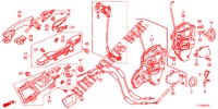 TUERSCHLOESSER, VORNE/AEUSSERER GRIFF  für Honda ACCORD 2.0 ELEGANCE 4 Türen 5 gang automatikgetriebe 2012