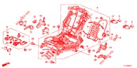 VORNE SITZKOMPONENTEN (D.) (HAUTEUR MANUELLE) für Honda ACCORD 2.0 ELEGANCE 4 Türen 5 gang automatikgetriebe 2012