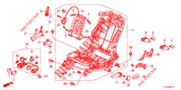 VORNE SITZKOMPONENTEN (G.) (HAUTEUR MANUELLE) für Honda ACCORD 2.0 ELEGANCE 4 Türen 5 gang automatikgetriebe 2012