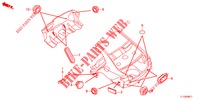 GUMMITUELLE (ARRIERE) für Honda ACCORD 2.0 S 4 Türen 6 gang-Schaltgetriebe 2012