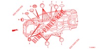 GUMMITUELLE (INFERIEUR) für Honda ACCORD 2.0 S 4 Türen 6 gang-Schaltgetriebe 2012