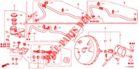 HAUPTBREMSZYLINDER/MASTER POWER (LH) für Honda ACCORD 2.0 S 4 Türen 6 gang-Schaltgetriebe 2012