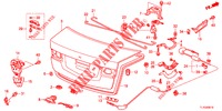 KOFFERRAUMDECKEL(4D)  für Honda ACCORD 2.0 S 4 Türen 6 gang-Schaltgetriebe 2012