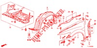 KOTFLUEGEL, VORNE  für Honda ACCORD 2.0 S 4 Türen 6 gang-Schaltgetriebe 2012