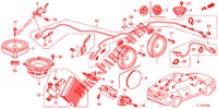 RADIOANTENNE/LAUTSPRECHER (LH) für Honda ACCORD 2.0 S 4 Türen 6 gang-Schaltgetriebe 2012