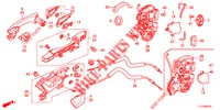TUERSCHLOESSER, HINTEN/AEUSSERER GRIFF  für Honda ACCORD 2.0 S 4 Türen 6 gang-Schaltgetriebe 2012