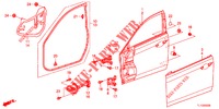 TUERTAFELN, VORNE(2D)  für Honda ACCORD 2.0 S 4 Türen 6 gang-Schaltgetriebe 2012