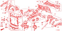 VORDERE TRENNWAND/STIRNWAND  für Honda ACCORD 2.0 S 4 Türen 6 gang-Schaltgetriebe 2012