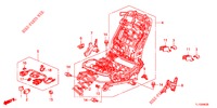 VORNE SITZKOMPONENTEN (D.) (SIEGE REGLAGE MANUEL) für Honda ACCORD 2.0 S 4 Türen 6 gang-Schaltgetriebe 2012