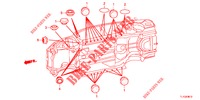 GUMMITUELLE (INFERIEUR) für Honda ACCORD 2.0 S 4 Türen 5 gang automatikgetriebe 2012