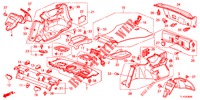 HINTERE ABLAGE/SEITENVERKLEIDUNG (4D)  für Honda ACCORD 2.0 S 4 Türen 5 gang automatikgetriebe 2012