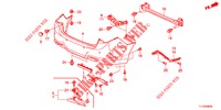 HINTERER STOSSFAENGER  für Honda ACCORD 2.0 S 4 Türen 5 gang automatikgetriebe 2012