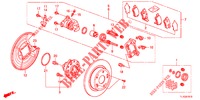 HINTERRADBREMSE (1) für Honda ACCORD 2.0 S 4 Türen 5 gang automatikgetriebe 2012