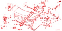 KOFFERRAUMDECKEL(4D)  für Honda ACCORD 2.0 S 4 Türen 5 gang automatikgetriebe 2012