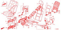 VORDERSITZ/SITZGURTE (D.) (LH) für Honda ACCORD 2.0 S 4 Türen 5 gang automatikgetriebe 2012
