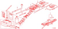 WERKZEUGE/WAGENHEBER  für Honda ACCORD 2.0 S 4 Türen 5 gang automatikgetriebe 2012