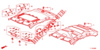 DACHVERKLEIDUNG  für Honda ACCORD DIESEL 2.2 COMFORT 4 Türen 6 gang-Schaltgetriebe 2012