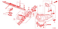HECKLEUCHTE/KENNZEICHENBELEUCHTUNG (PGM FI)  für Honda ACCORD DIESEL 2.2 COMFORT 4 Türen 6 gang-Schaltgetriebe 2012