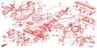 HINTERE ABLAGE/SEITENVERKLEIDUNG (4D)  für Honda ACCORD DIESEL 2.2 COMFORT 4 Türen 6 gang-Schaltgetriebe 2012