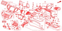 INSTRUMENT, ZIERSTUECK (COTE DE PASSAGER) (LH) für Honda ACCORD DIESEL 2.2 COMFORT 4 Türen 6 gang-Schaltgetriebe 2012