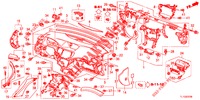 INSTRUMENTENBRETT, OBEN (LH) für Honda ACCORD DIESEL 2.2 COMFORT 4 Türen 6 gang-Schaltgetriebe 2012