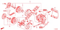 KLIMAANLAGE (COMPRESSEUR) (DIESEL) für Honda ACCORD DIESEL 2.2 COMFORT 4 Türen 6 gang-Schaltgetriebe 2012