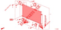 KLIMAANLAGE (CONDENSATEUR) (DIESEL) für Honda ACCORD DIESEL 2.2 COMFORT 4 Türen 6 gang-Schaltgetriebe 2012