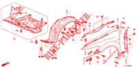KOTFLUEGEL, VORNE  für Honda ACCORD DIESEL 2.2 COMFORT 4 Türen 6 gang-Schaltgetriebe 2012