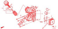 OELFILTERGEHAEUSE (DIESEL) für Honda ACCORD DIESEL 2.2 COMFORT 4 Türen 6 gang-Schaltgetriebe 2012