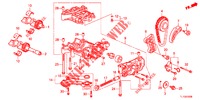 OELPUMPE (DIESEL) für Honda ACCORD DIESEL 2.2 COMFORT 4 Türen 6 gang-Schaltgetriebe 2012
