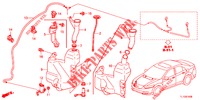WINDSCHUTZSCHEIBENWASCHER (2D)  für Honda ACCORD DIESEL 2.2 COMFORT 4 Türen 6 gang-Schaltgetriebe 2012
