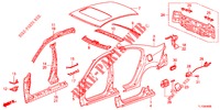 AUSSENBLECHE/TAFEL, HINTEN  für Honda ACCORD DIESEL 2.2 COMFORT 4 Türen 5 gang automatikgetriebe 2012