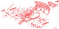 BODENMATTE/ISOLATOR  für Honda ACCORD DIESEL 2.2 COMFORT 4 Türen 5 gang automatikgetriebe 2012