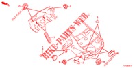 GUMMITUELLE (ARRIERE) für Honda ACCORD DIESEL 2.2 COMFORT 4 Türen 5 gang automatikgetriebe 2012