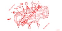 GUMMITUELLE (INFERIEUR) für Honda ACCORD DIESEL 2.2 COMFORT 4 Türen 5 gang automatikgetriebe 2012