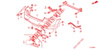 HINTERER STOSSFAENGER  für Honda ACCORD DIESEL 2.2 COMFORT 4 Türen 5 gang automatikgetriebe 2012