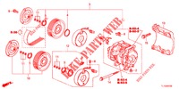 KLIMAANLAGE (COMPRESSEUR) (DIESEL) für Honda ACCORD DIESEL 2.2 COMFORT 4 Türen 5 gang automatikgetriebe 2012