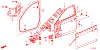 TUERTAFELN, VORNE(2D)  für Honda ACCORD DIESEL 2.2 COMFORT 4 Türen 5 gang automatikgetriebe 2012