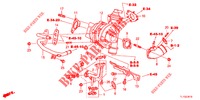 TURBOLADER SYSTEM (DIESEL) für Honda ACCORD DIESEL 2.2 COMFORT 4 Türen 5 gang automatikgetriebe 2012